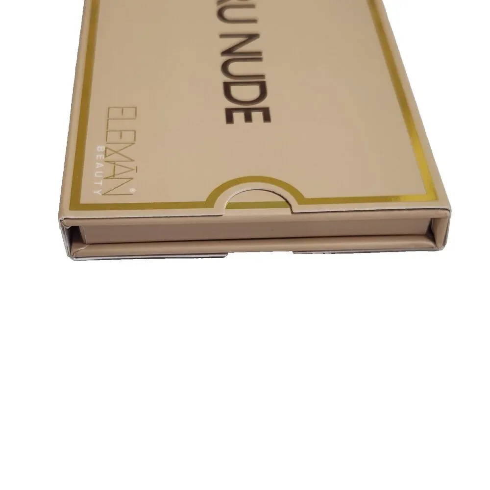 Eleman Beauty Tru Nude Eyeshadow Palette 8 Warm Neutral Coffee Shades NIB